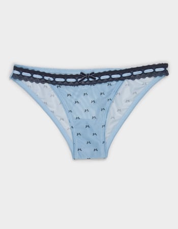 FULL TILT Ribbon Lace Trim Cheeky Panties Primary Image