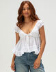 BDG Urban Outfitters Skylee Womens Blouse image number 1