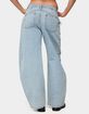 EDIKTED Jolie Low Rise Barrel Jeans image number 3