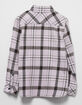 VOLCOM Getting Rad Plaid Girls Flannel image number 2