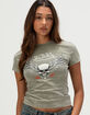 VON DUTCH Skull Womens Skimmer Tee image number 1