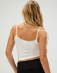 BOZZOLO Lace Trim Bow Womens Tank Top image number 4