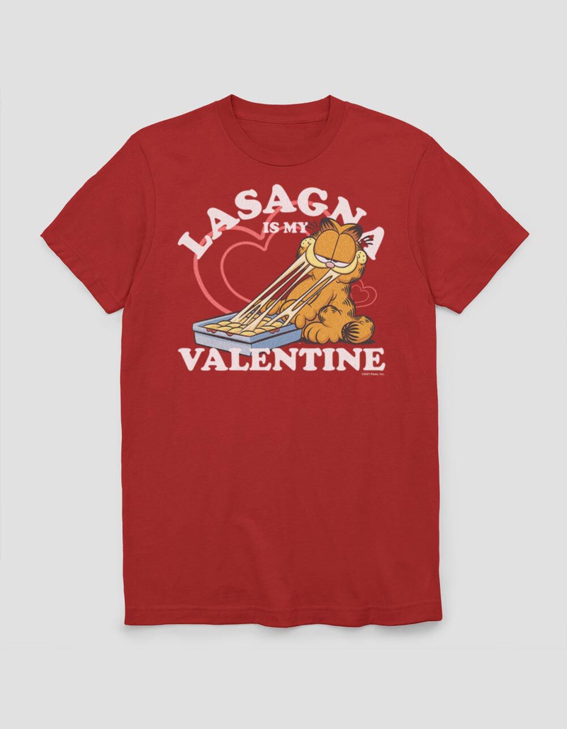 GARFIELD Lasagna Is My Valentine Unisex Tee image number 0