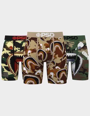 PSD Warface Military 3 Pack Mens Boxer Briefs PSD Warface Military 3 Pack Mens Boxer Briefs Primary Image