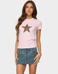 EDIKTED Narla Leopard Star Tee image number 1