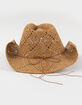 Beach Life Womens Straw Cowboy Hat image number 4