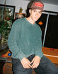 RSQ Mens Washed Waffle Sweater image number 5