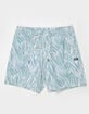 SALTY CREW Palm Print Mens Swim Trunks image number 2