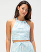 RHYTHM Jean Paisley Womens Halter Top image number 1