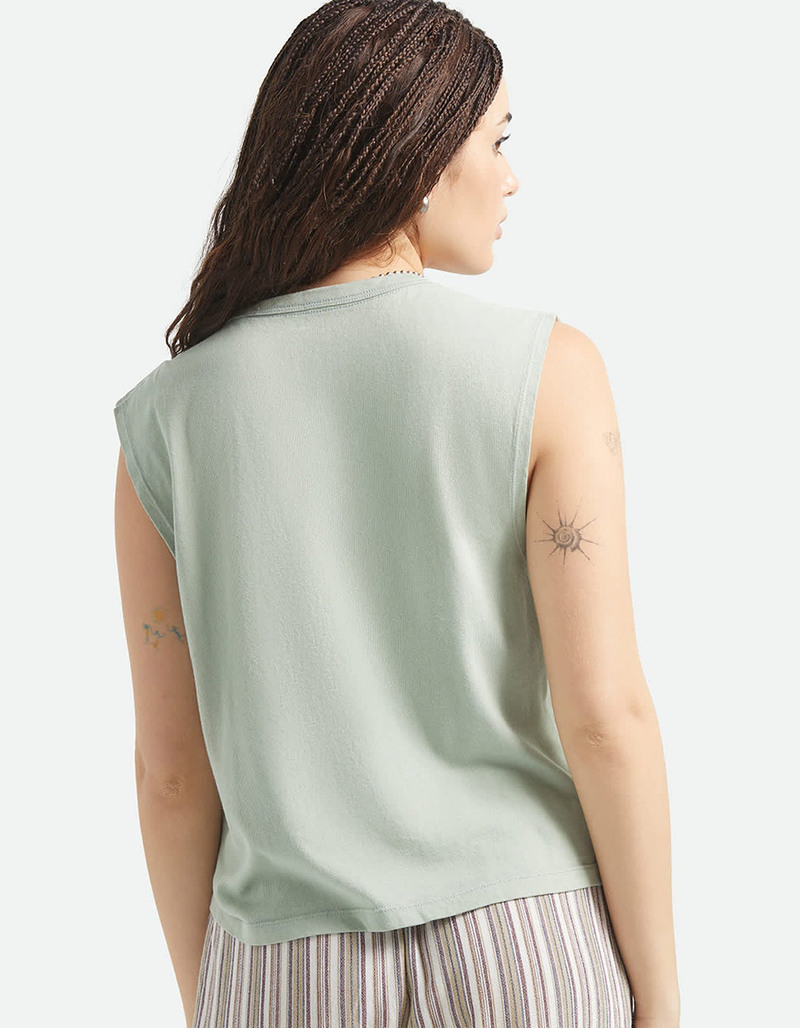 BRIXTON Ranch Womens Crop Muscle Tank image number 2