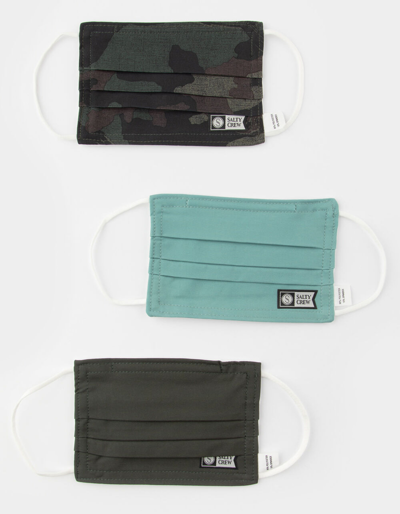 SALTY CREW 3 Pack Boys Fashion Face Masks image number 0
