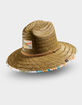 HEMLOCK HAT CO. Aloha Tropics UPF 50+ Lifeguard Straw Hat image number 1