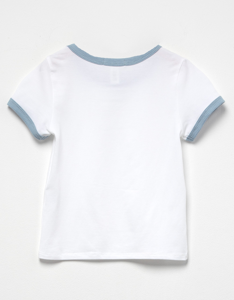 FULL TILT Essentials Girls Ringer Tee image number 1