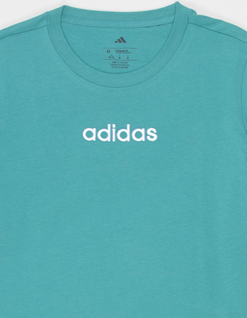 ADIDAS Embroidered Linear Girls Tee image number 1
