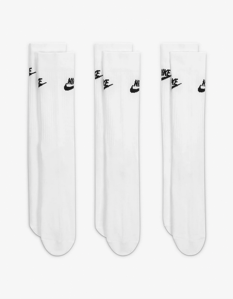 NIKE Sportswear Everyday Essential 3 Pack Mens Crew Socks image number 1