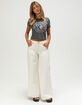 TRUE RELIGION Buddha Womens Baby Tee image number 2