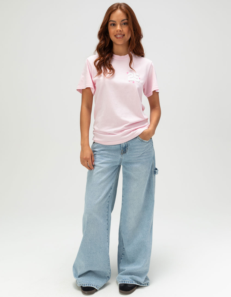 RIOT SOCIETY 25 Puff Womens Tee - PINK