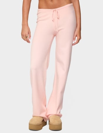 EDIKTED Montanna Knit Pants Primary Image