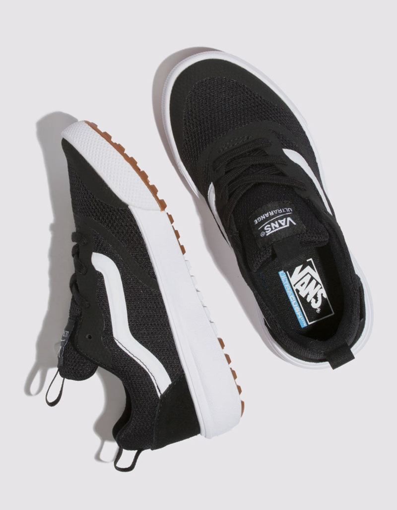 VANS UltraRange RapidWeld Black & True White Boys Shoes image number 2