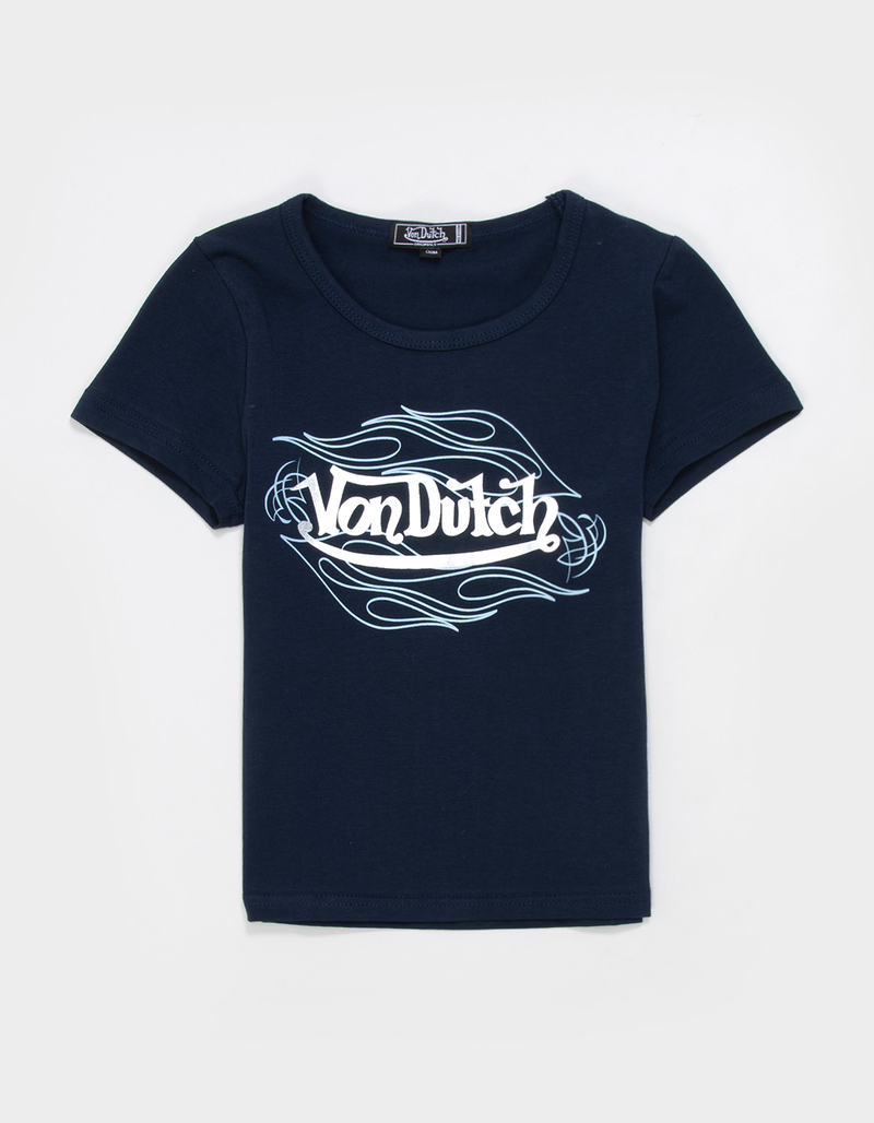 VON DUTCH Chrome Logo Girls Tee image number 0