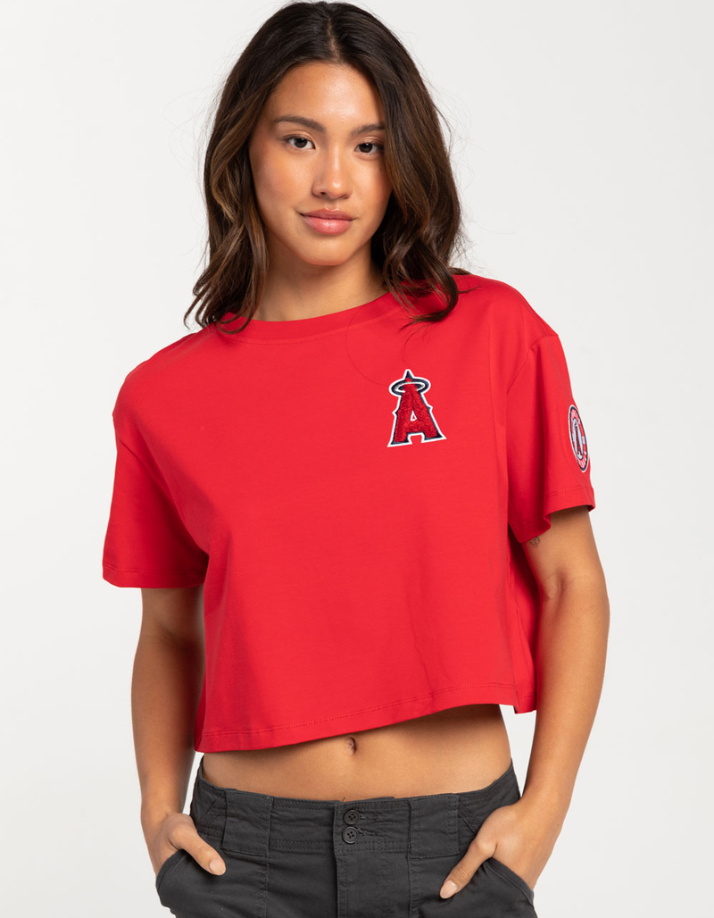 PRO STANDARD Los Angeles Angels Womens Crop Tee image number 1