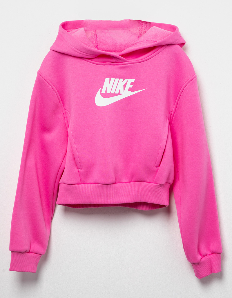 NIKE Crop Fleece Girls Hoodie image number 0
