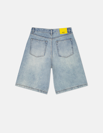 WESC Mens Denim Long Shorts Alternative Image