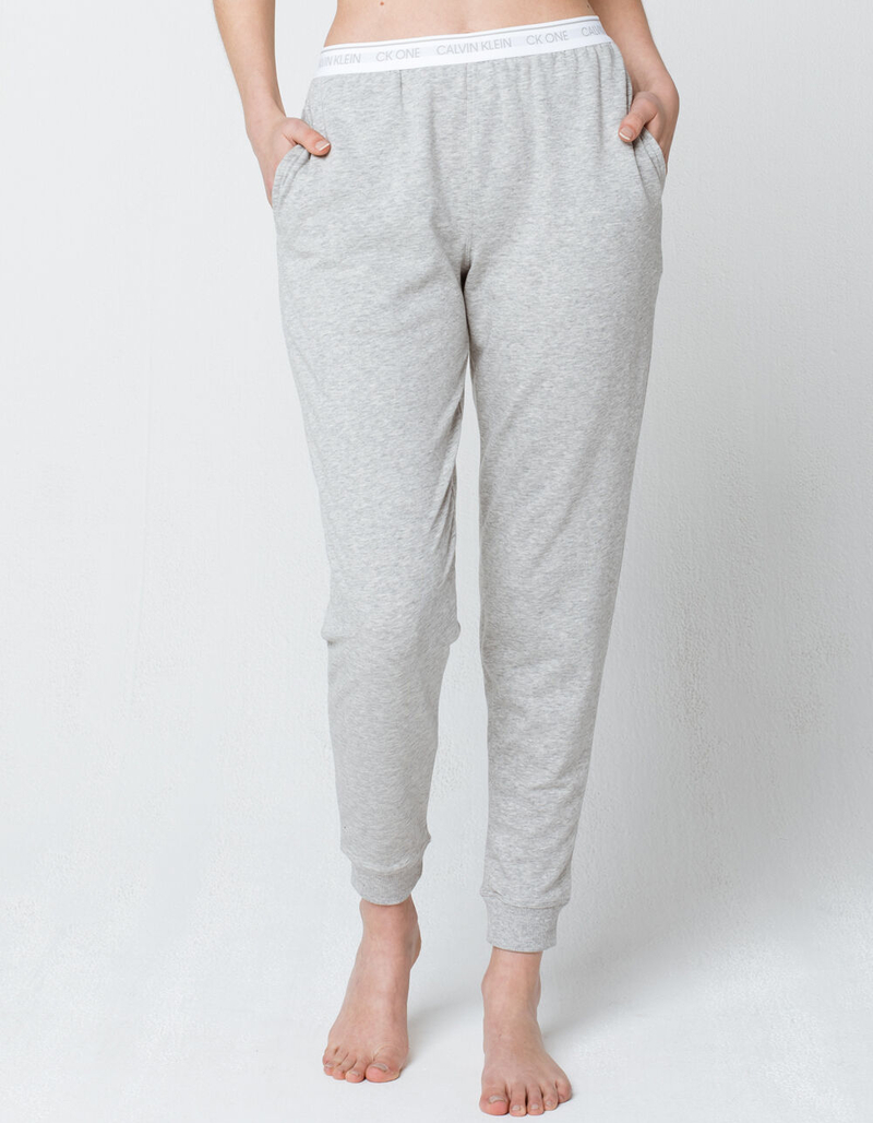 CALVIN KLEIN Lounge Womens Heather Gray Jogger Pants image number 1