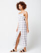 VOLCOM Plaid Taste Dress image number 2