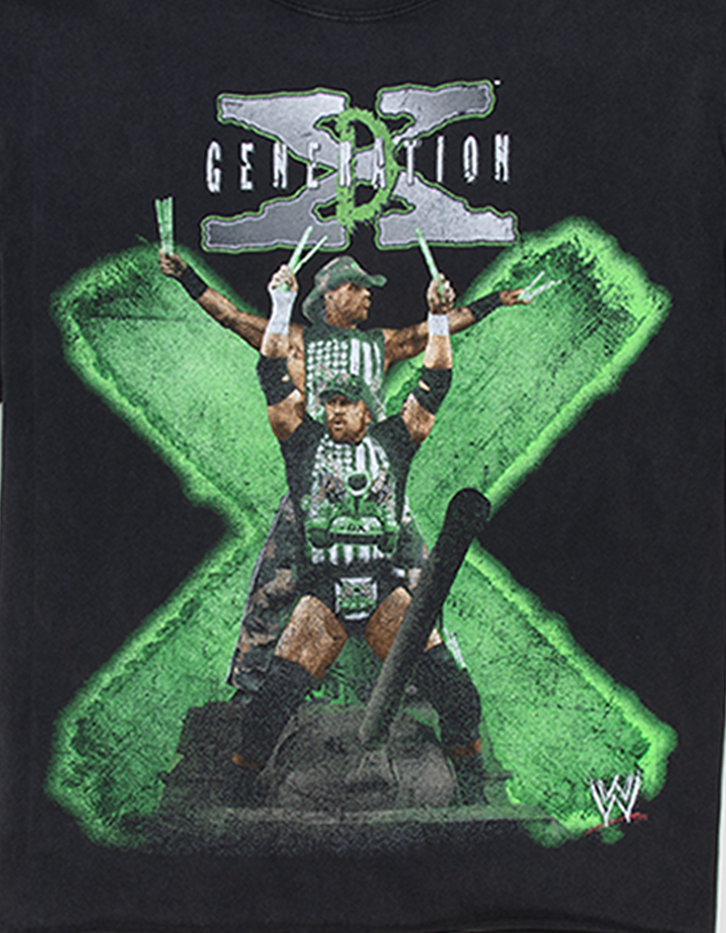 WWE D-Generation X Raided Mens Crop Boxy Tee image number 2
