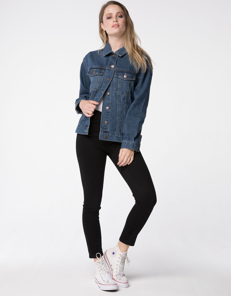 RSQ Boyfriend Womens Denim Jacket image number 3