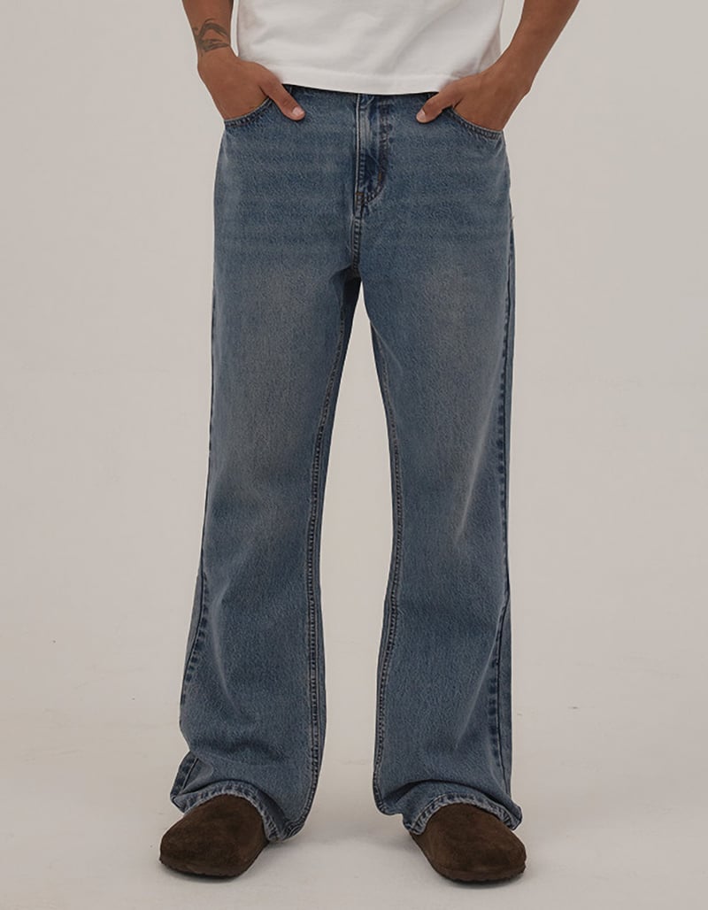 RSQ Mens Relaxed Bootcut Jeans image number 1