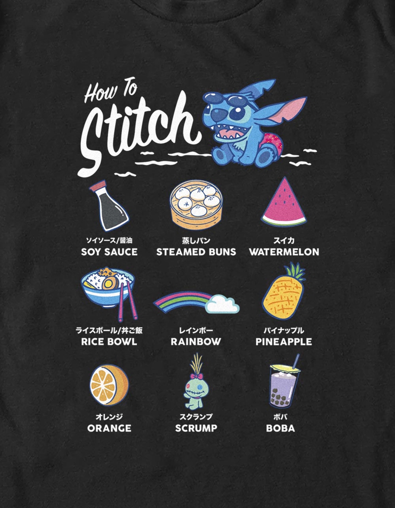 LILO & STITCH How To Stitch Unisex Tee image number 1
