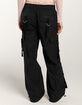 RSQ Womens Mid Rise Double Cargo Parachute Pants image number 4