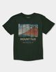 JAPAN Mount Fuji Distressed Panels Unisex Kids Tee image number 1