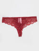 FULL TILT Micro Lace Thong image number 2