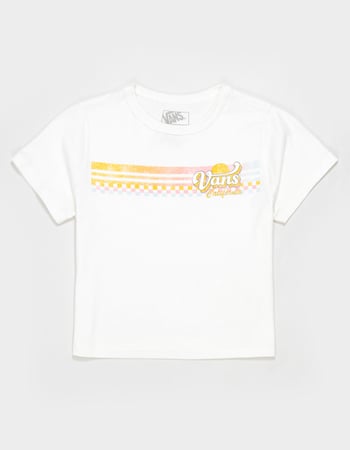 VANS Sun Stripe Girls Tee Primary Image