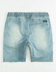 NITROUS BLACK Uncommon Denim Boys Jogger Shorts image number 2