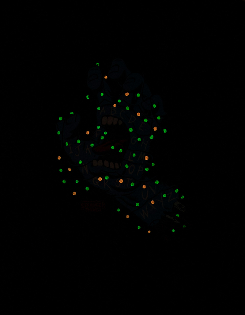 SANTA CRUZ x Stranger Things Screaming Lights Boys Tee image number 2