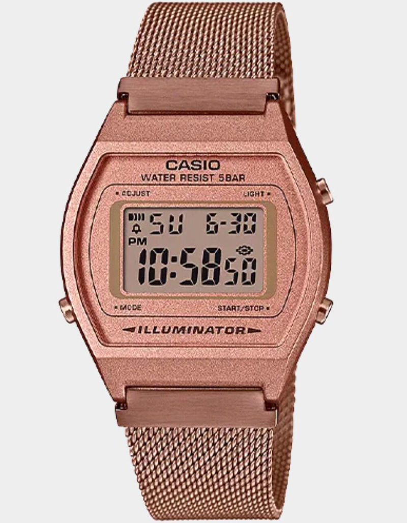 CASIO B640WMR-5AVT Vintage Rose Gold Watch image number 0