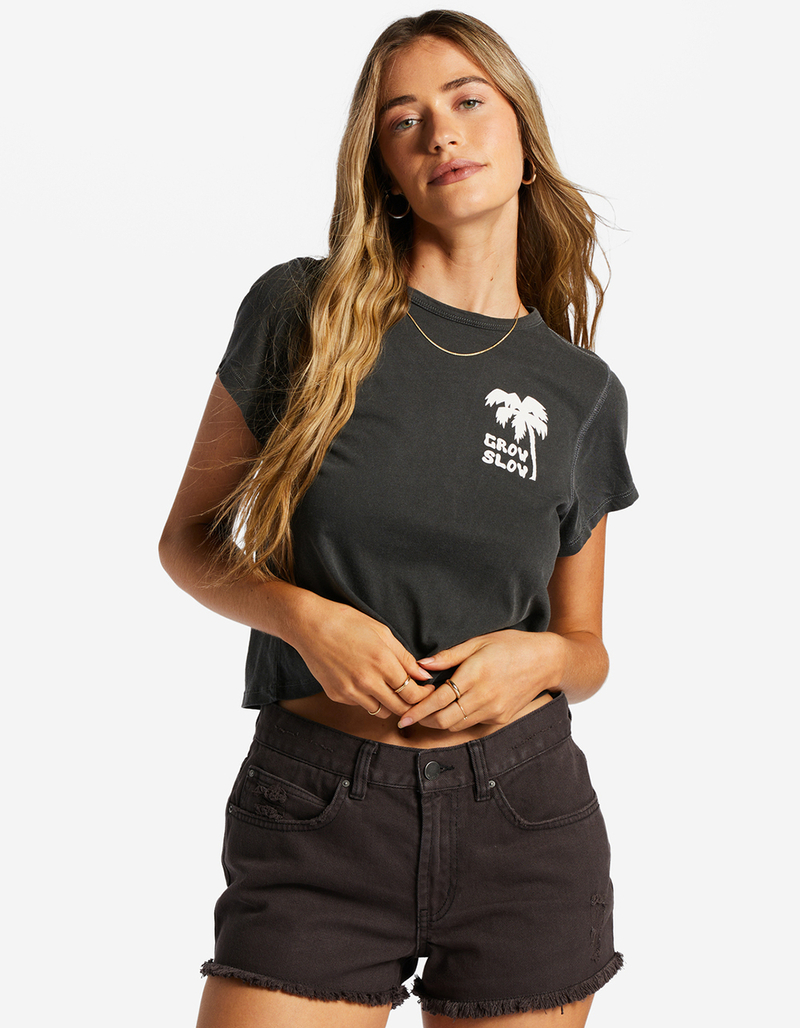 BILLABONG Grow Slow Womens Crop Tee image number 0