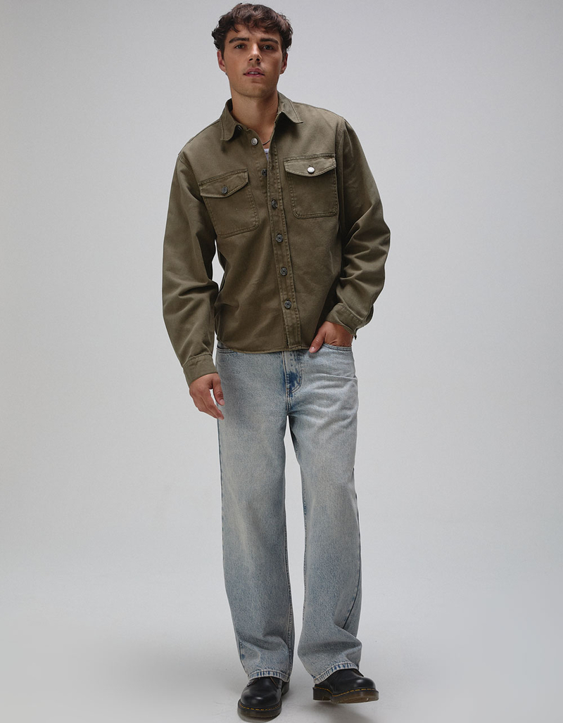 RSQ Mens Twill Overshirt image number 4