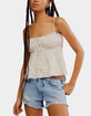 FREE PEOPLE FP One Matilda Womens Tie Tank Top image number 1