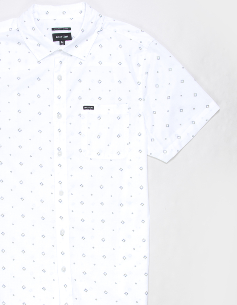 BRIXTON Charter Print Mens Button Up Shirt image number 1