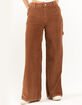 RSQ Wide Leg Womens Corduroy Carpenter Pants image number 2