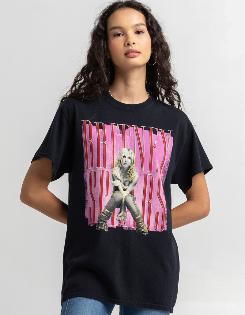BRITNEY SPEARS Womens Oversized Tee image number 0