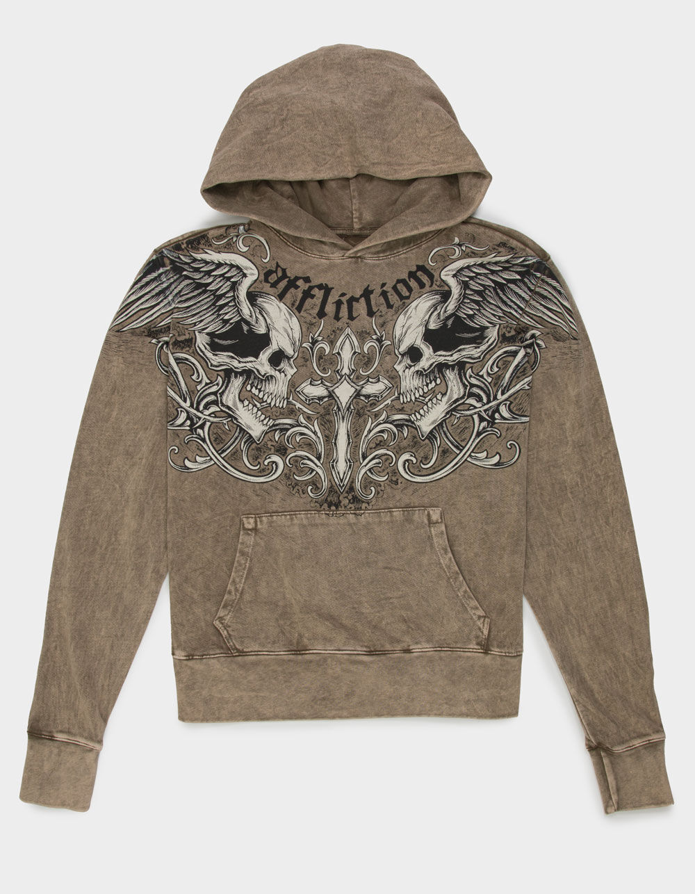 AFFLICTION Keeper Mens Hoodie - BROWN | Tillys
