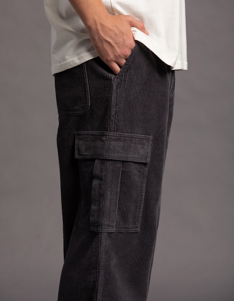 RSQ Mens Loose Corduroy Cargo Pants image number 4