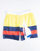 UNCLE RALPH Nautical Stripe Mens Volley Shorts image number 1