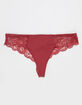 FULL TILT Micro Lace Thong image number 1